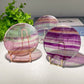 3.5" Fluorite Round Slab Bulk Wholesale