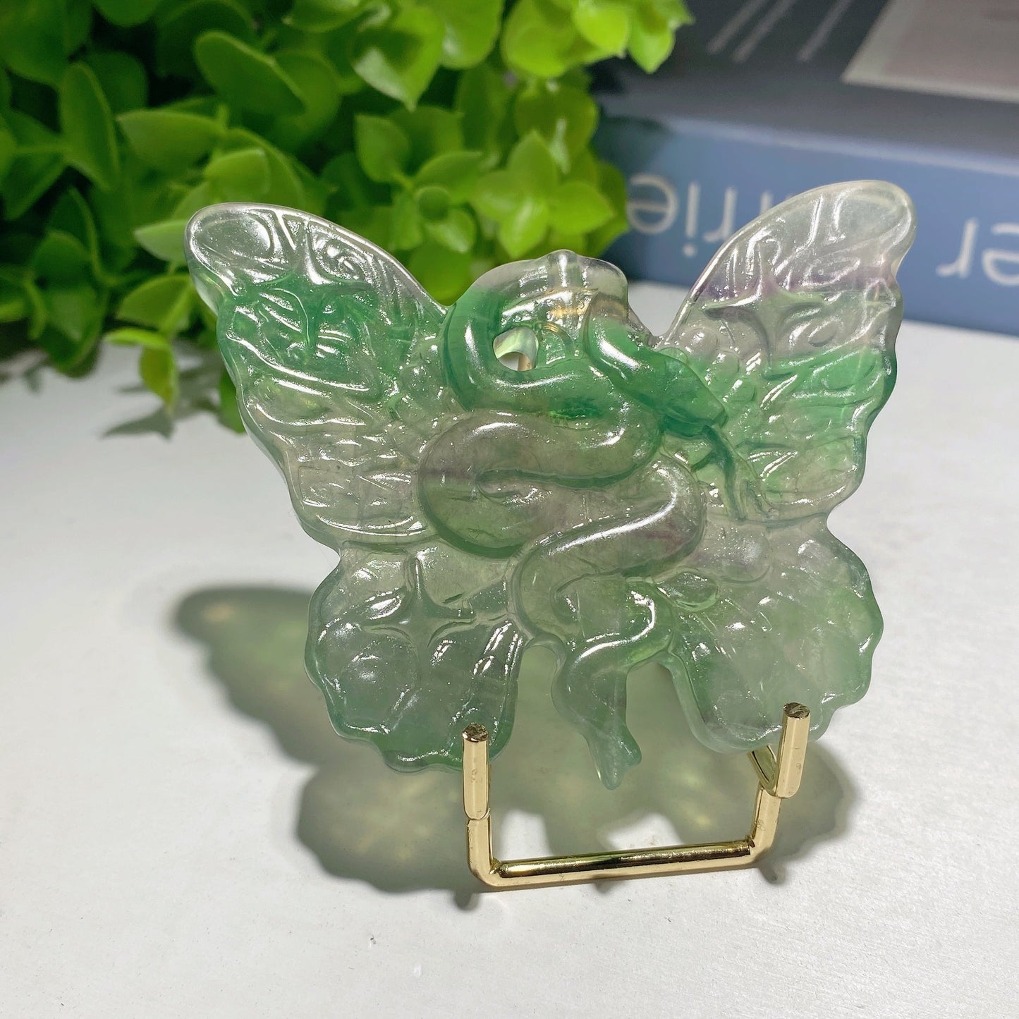 2.7"-3.0" Fluorite Butterfly Carvings Bulk Wholesale