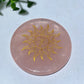 2.15" Rose Quartz Slab with Chakra Printing Bulk Wholesale