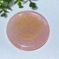 2.15" Rose Quartz Slab with Chakra Printing Bulk Wholesale