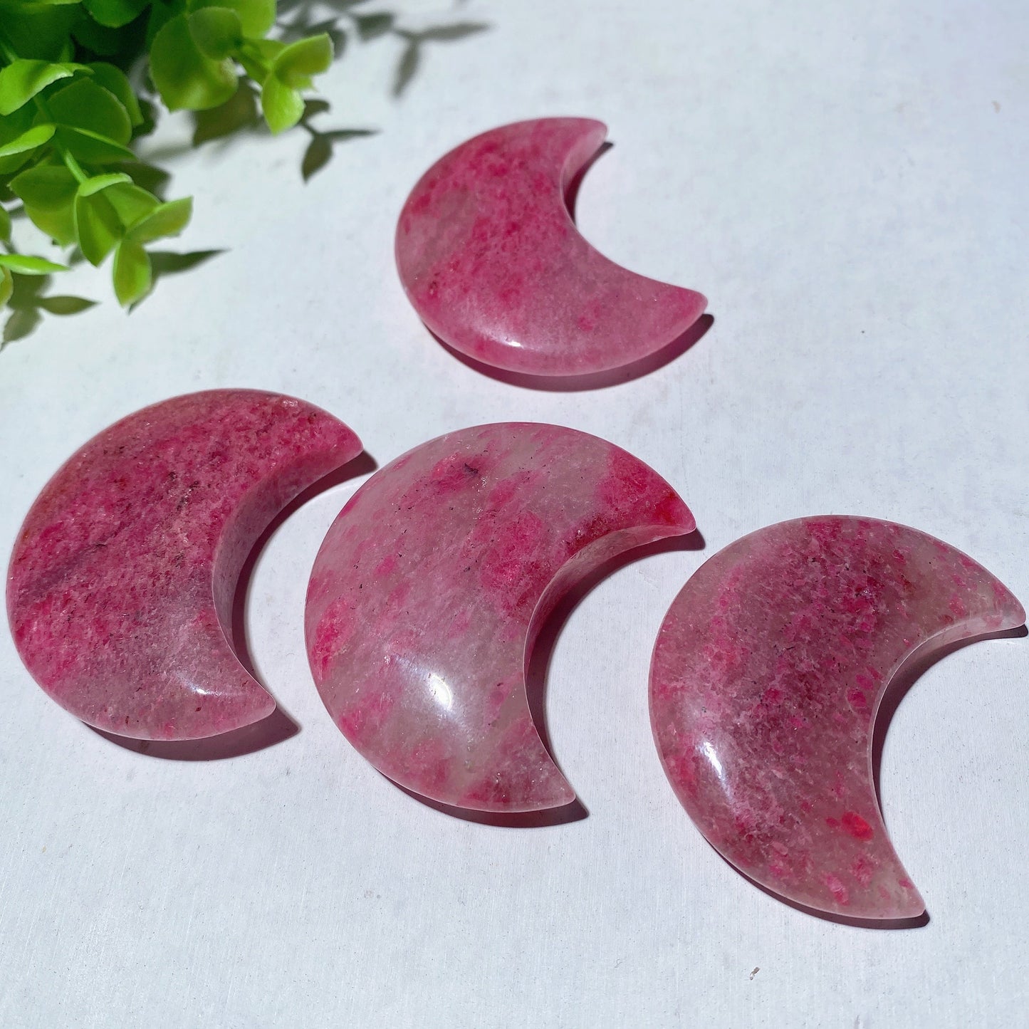 2.0" Unicorn Stone Moon Carvings Bulk Wholesale