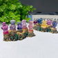 2.5" Mini Fluorite Carvings with Resin Base Free Form Bulk Wholesale