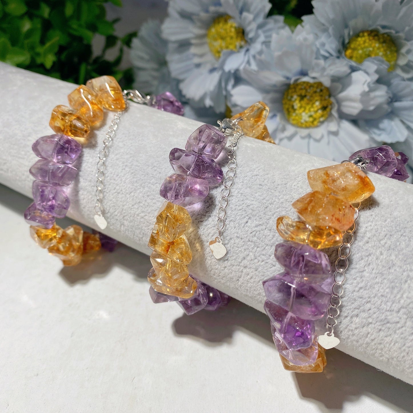 Amethyst Citrine Chips Bracelet Bulk Wholesale