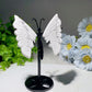 3.5" Mixed Crystal Butterfly Wings Carvings with Stand Bulk Wholesale