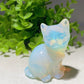 2.3" Mixed Crystal Cat Carvings Bulk Wholesale