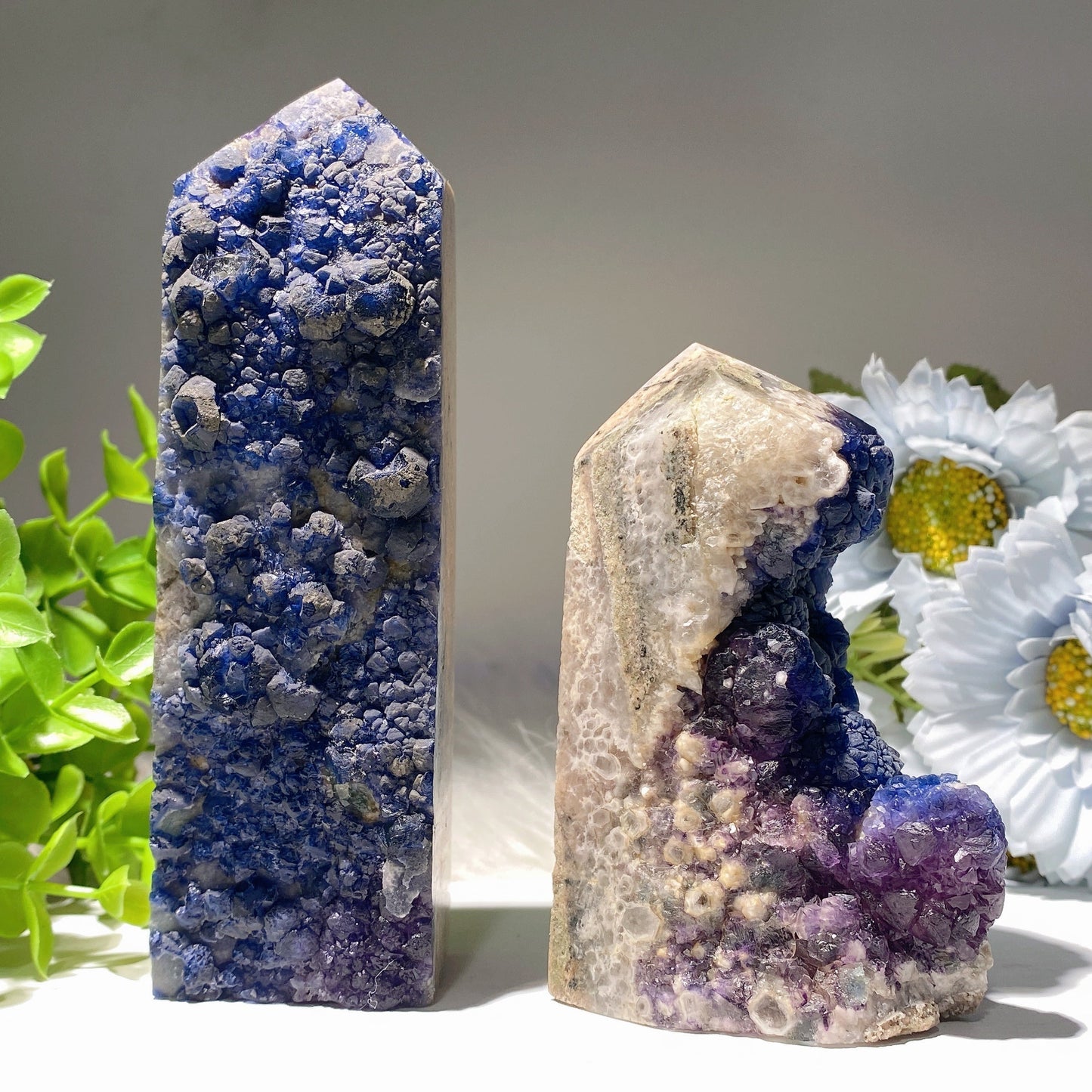 3.5"-8.0" Mongolia Fluorite Tower Bulk Wholesale