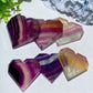 2.0"-2.4" Fluorite Heart Carvings Bulk Wholesale