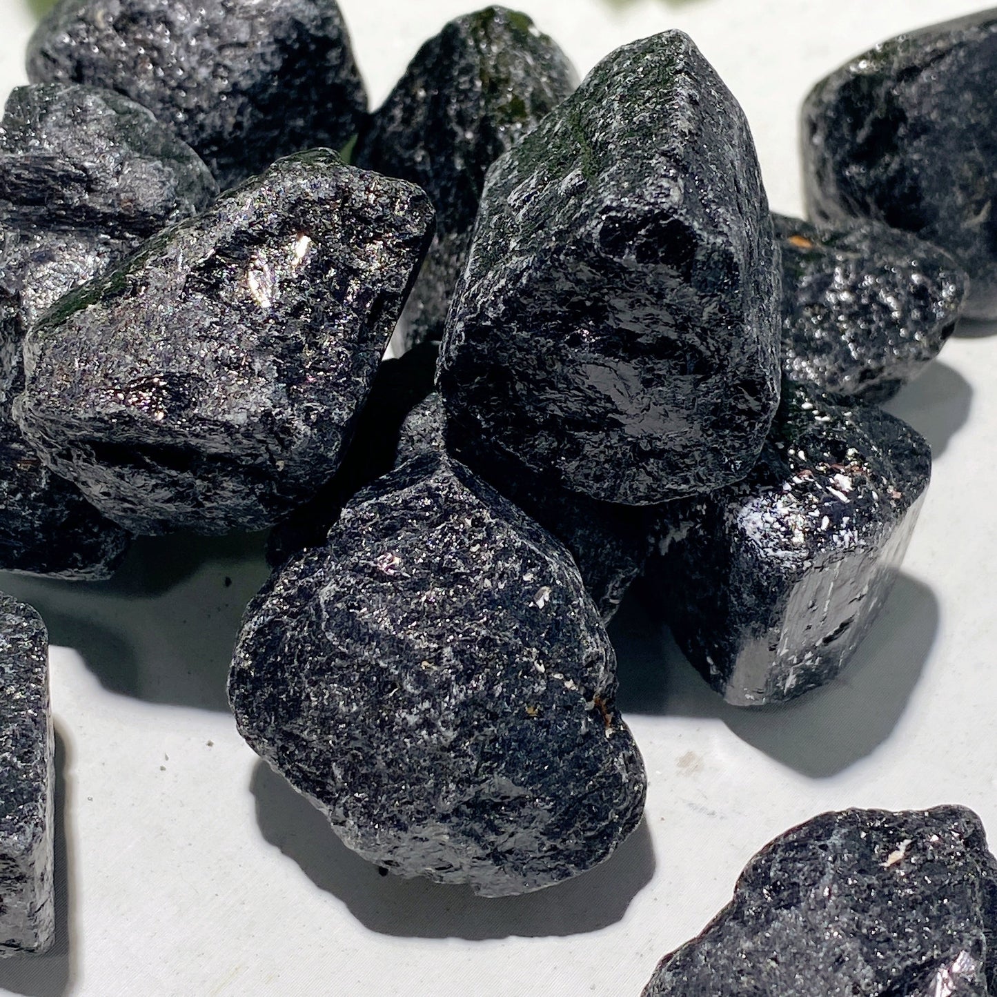 10mm-30mm Black Tourmaline Chunks Bag Bulk Wholesale