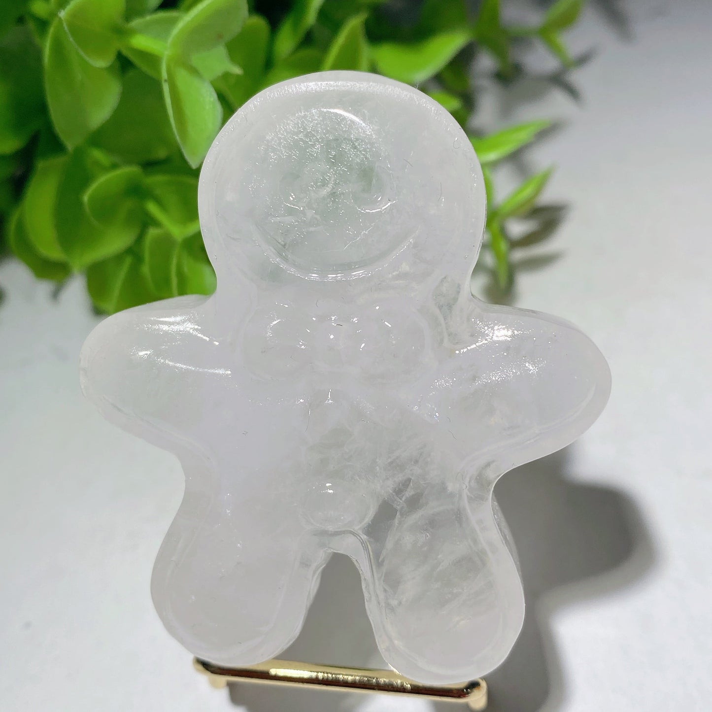 2.35" Mixed Crystal The Gingerbread Man Carvings Bulk Wholesale