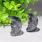 1.2"-1.7" Black Tourmaline Mini Carvings Bulk Wholesale
