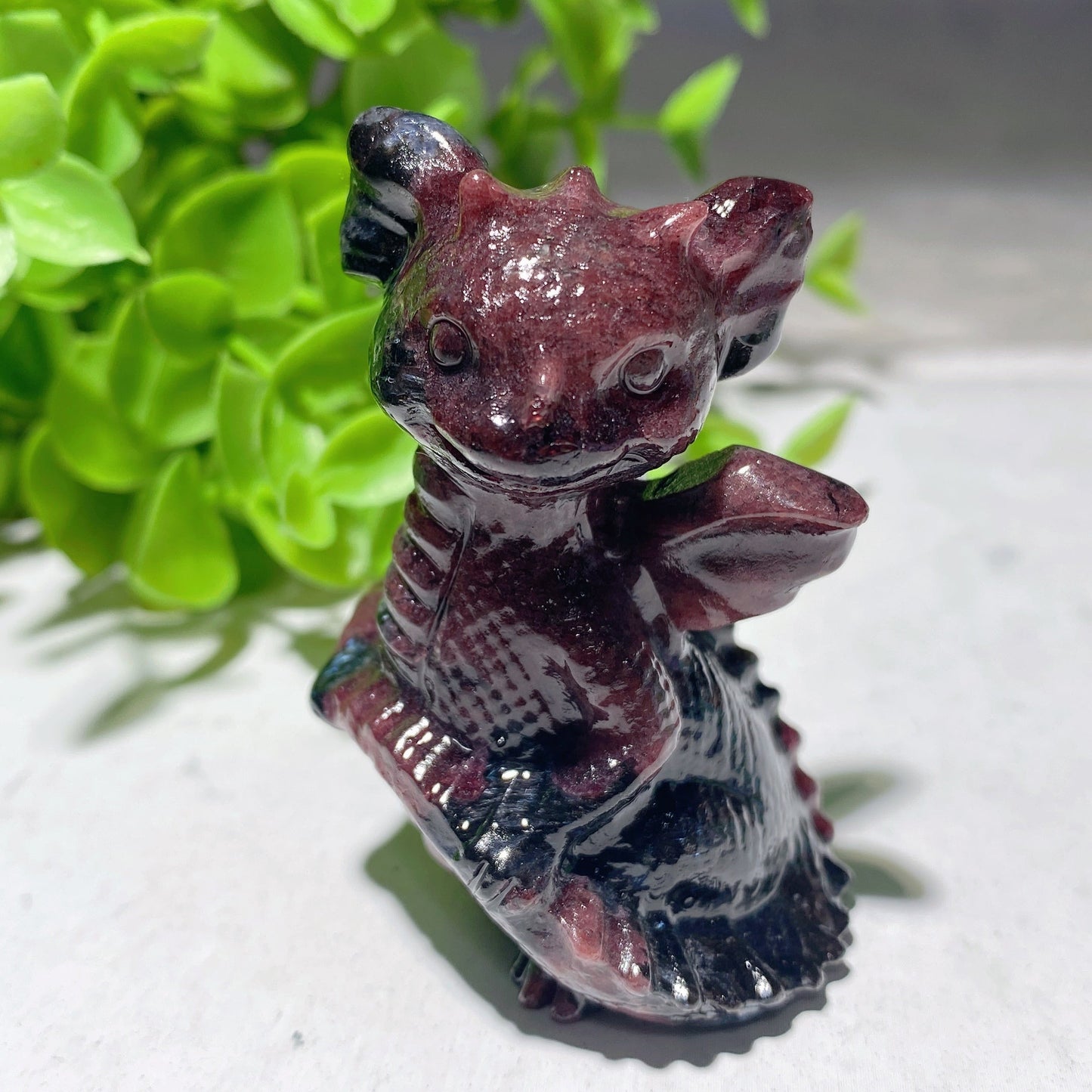 2.2" Mixed Crystal Dragon Carvings Bulk Wholesale