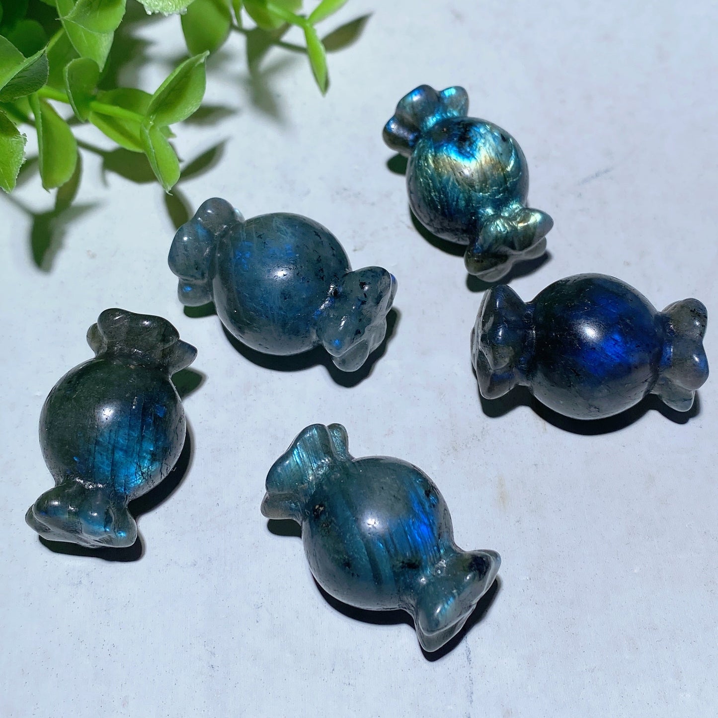 30mm Labradorite Candy Carvings Bulk Wholesale