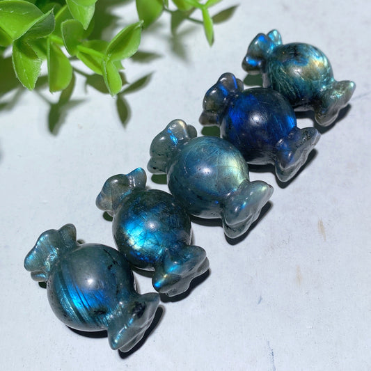 30mm Labradorite Candy Carvings Bulk Wholesale