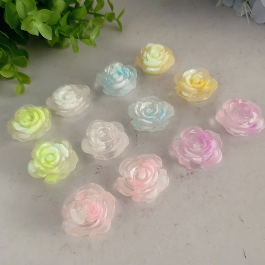 2pcs Resin Luminous Rose Flower Bulk Wholesale