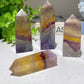 2.3"-3.3" Yellow Fluorite Points Bulk Wholesale