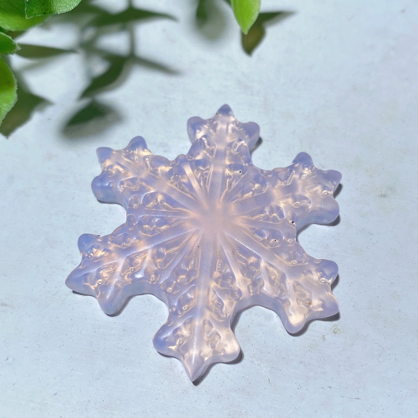 2.0" Mixed Crystal Snowflake Carvings Bulk Wholesale