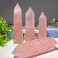 3.5"-8.0" High Quality Rose Quartz Tower Bulk Wholesale