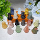 1.4" Mixed Crystal Tree Carvings for Christmas Decor Bulk Wholesale