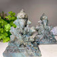 4.0"  Labradorite Ganesha Carvings Bulk Wholesale