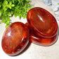 3.3"-3.8" Carnelian Bowl Carvings Bulk Wholesale