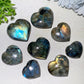 1.2"-2.0" Labradorite Heart Carvings Bag Bulk Wholesale