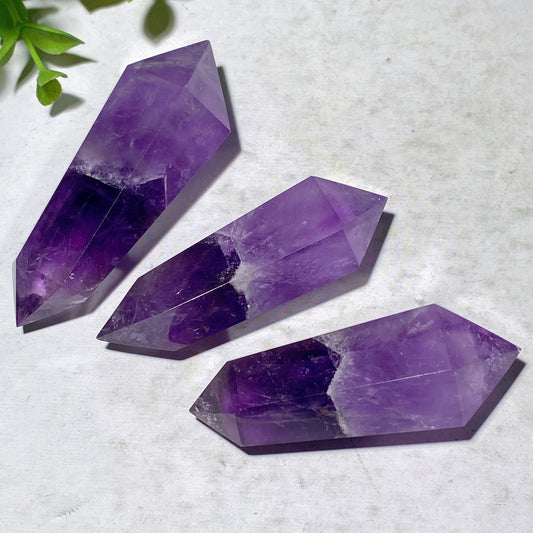 2.0"-2.4" Amethyst DT Points Bulk Wholesale