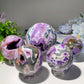 2.2"-4.0" Purple Moss Agate Sphere Bulk Wholesale