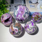 2.2"-4.0" Purple Moss Agate Sphere Bulk Wholesale