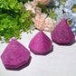 2.0"-2.3" Honeycomb Ruby Calcite Dimond Carvings Bulk Wholesale