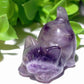 1.2" Mixed Crystal Mini Cat Carvings Bulk Wholesale