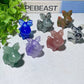 1.6" Mixed Crystal Deer Carvings for Christmas Bulk Wholesale