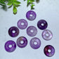 2cm Mixed Crystal Mini Donut Pendant Bulk Wholesale