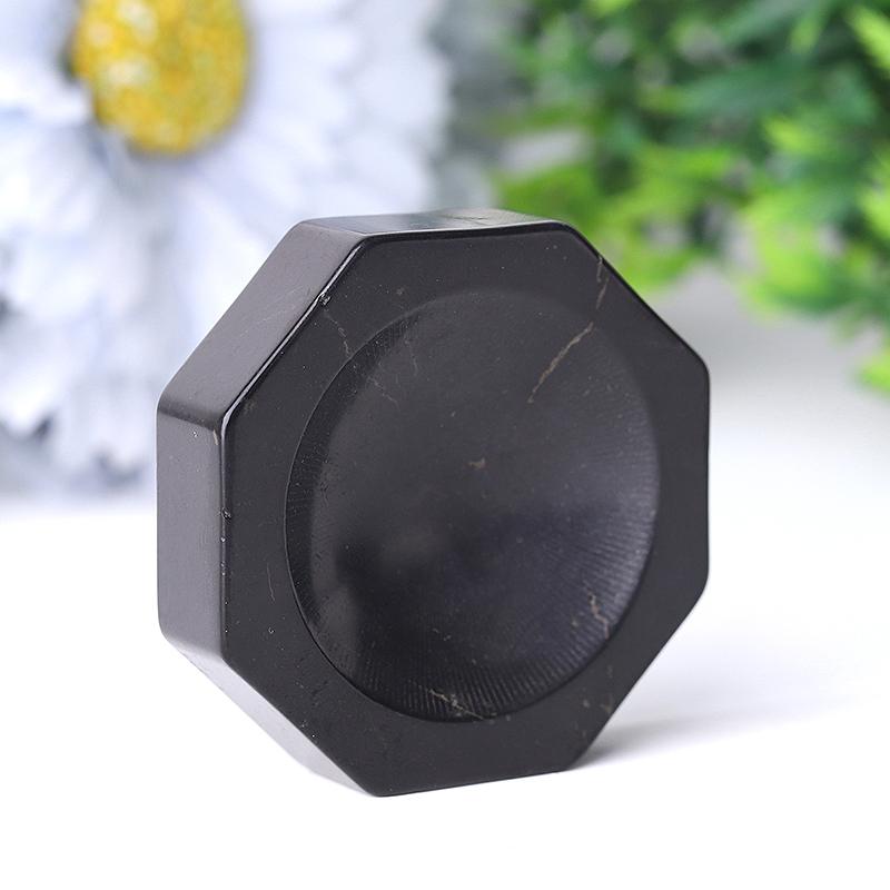 2" Shungite Sphere Holder-Octagon Wholesale Crystals