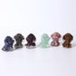 2" Resin Teddy Dog Figurine Infused Crystal Chips on Discount Wholesale Crystals