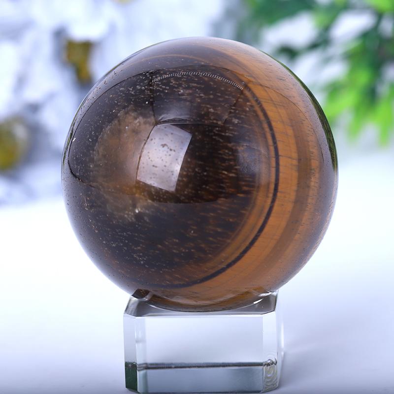 2.0"-4.0" Tiger Eye Sphere Wholesale Crystals