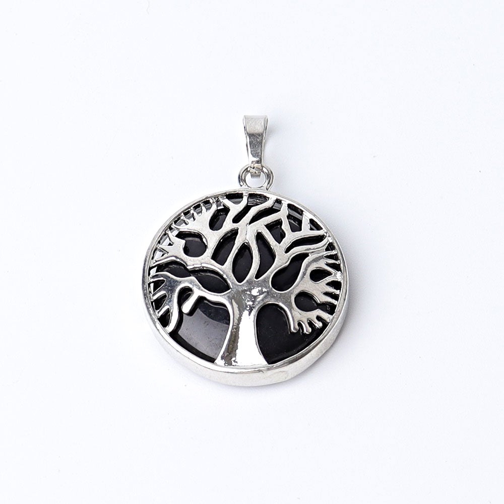 1.2" Tree of life Wrapped Crystal Pendant Wholesale Crystals