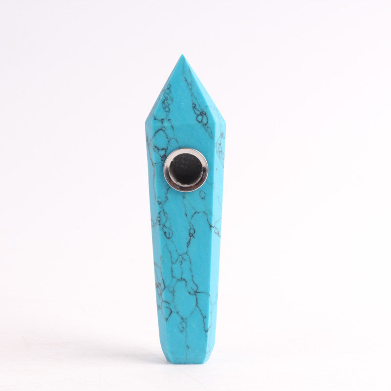 Blue turquoise Smoking Pipe wholesale support mixed customization Wholesale Crystals