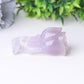 3" Natural Fluorite Rose Flower Carving for Collection Wholesale Crystals