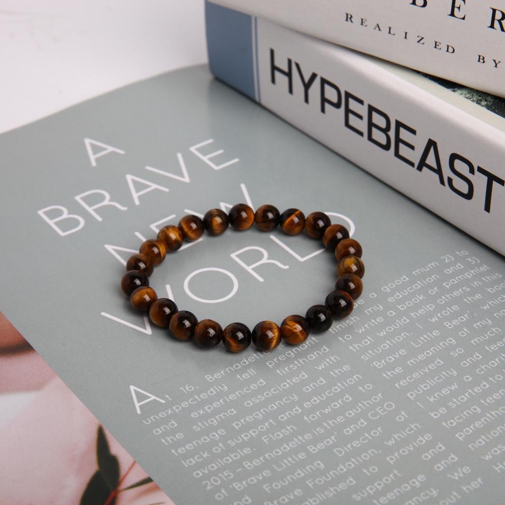 8mm Tiger Eye Crystal Bracelet Wholesale Crystals