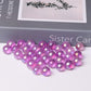 0.5-0.7'' High Quality Purple Aura Crystal Spheres Crystal Balls for Healing Wholesale Crystals