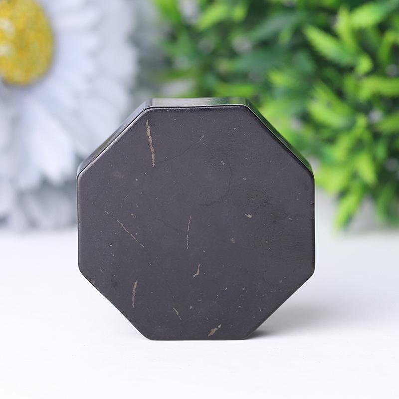 2" Shungite Sphere Holder-Octagon Wholesale Crystals