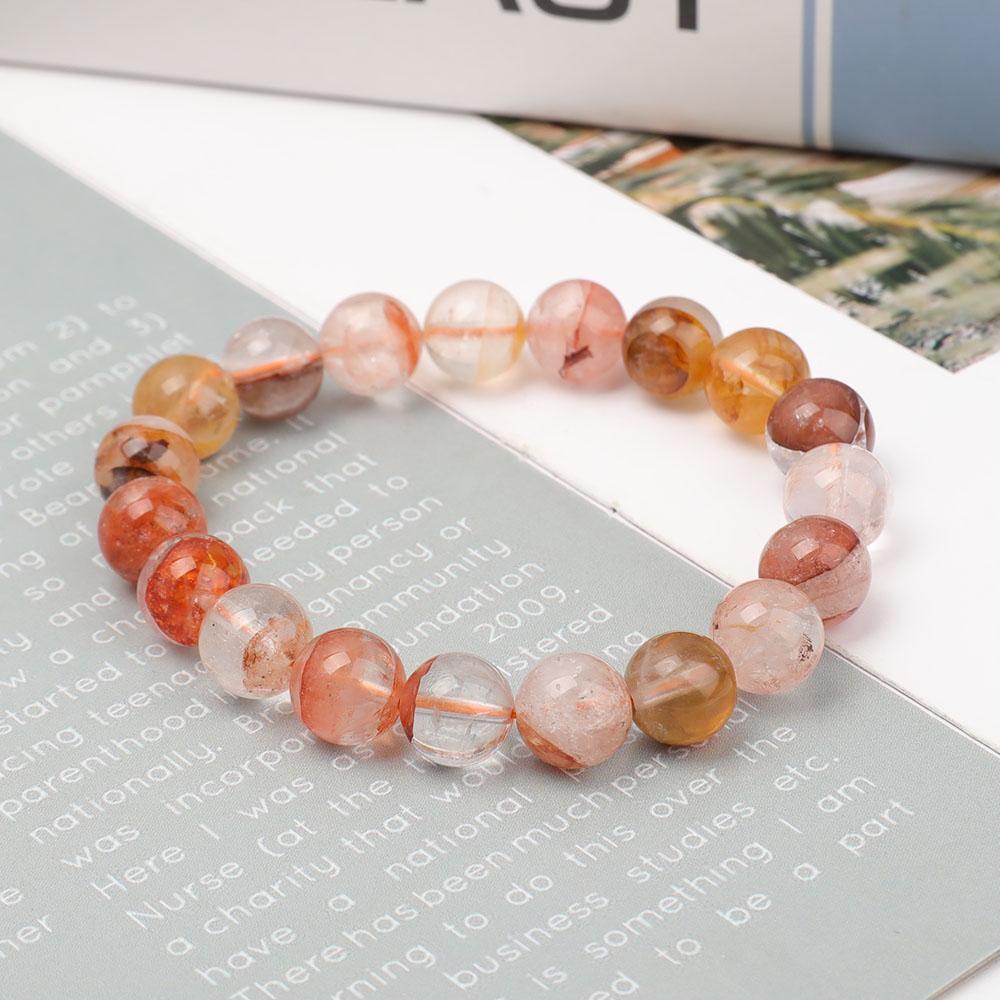 10mm Fire Quartz Bracelet Wholesale Crystals