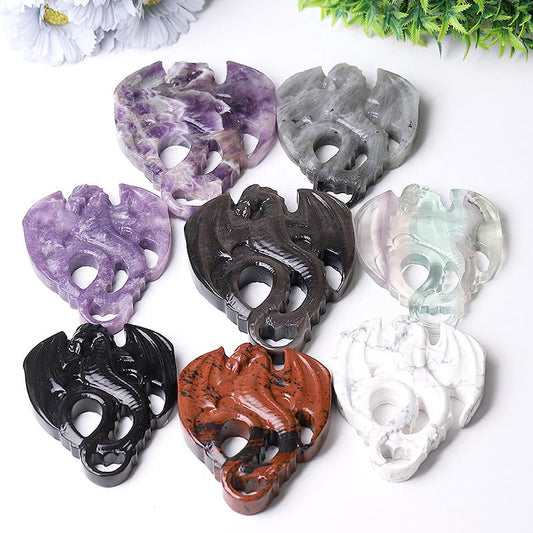 4" High Quality Dragon Crystal Carvings for Decoration Wholesale Crystals