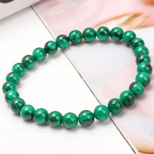 7mm Malachite Bracelet Wholesale Crystals