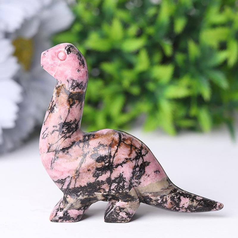 3" Hot Sale Crystal Dinosaurs Carving Natural Crystal Carving for Collection Wholesale Crystals