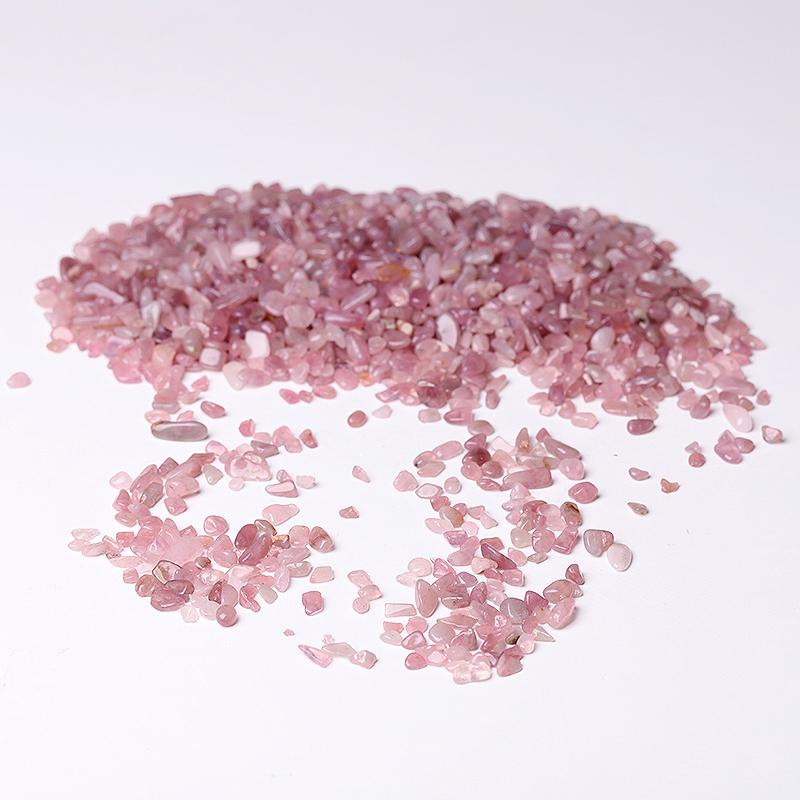 0.1kg Natural Madagascar Rose Quartz Chips Wholesale Crystals