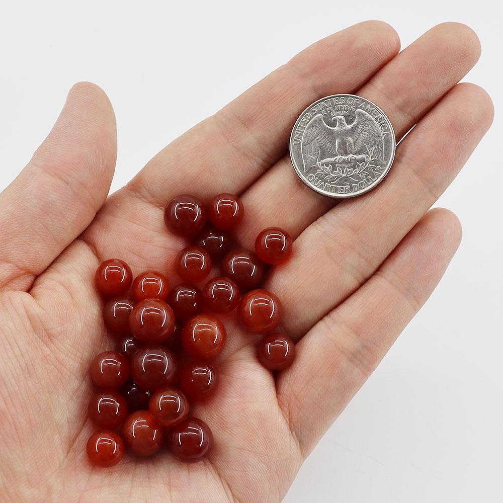 10mm No hole/Undrilled 30pcs Natural Crystal Beads Stone Gemstone Round Loose Energy Healing Beads Wholesale Crystals