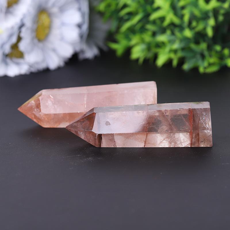 Wholesale Natural High Quality Fire Quartz Crystal Point Wholesale Crystals