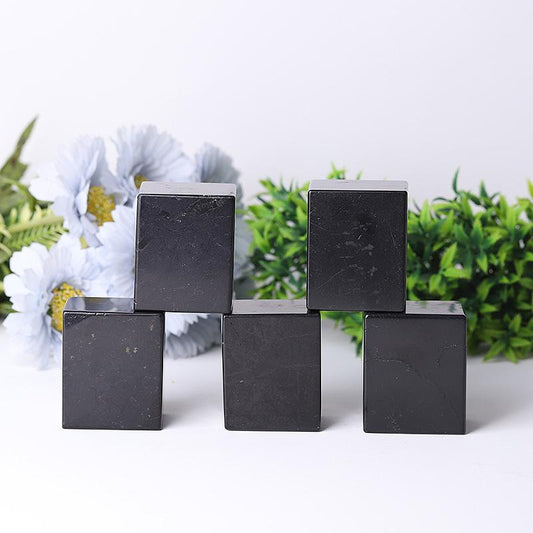 2" Natural Healing Shungite Cubes Wholesale Crystals