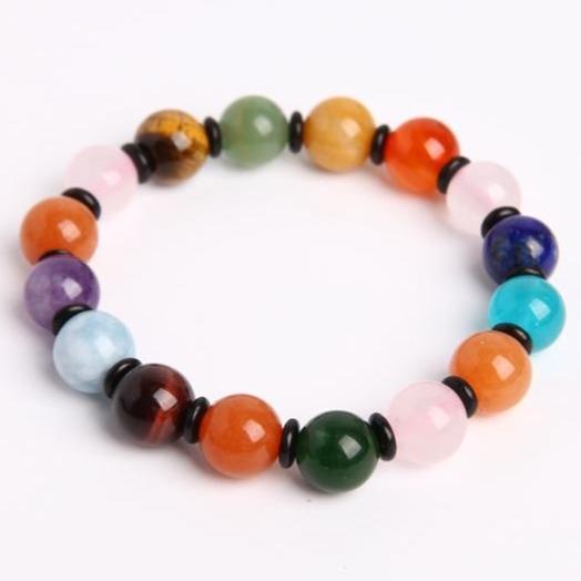 10mm Chakra Crystal Bracelet Wholesale Crystals